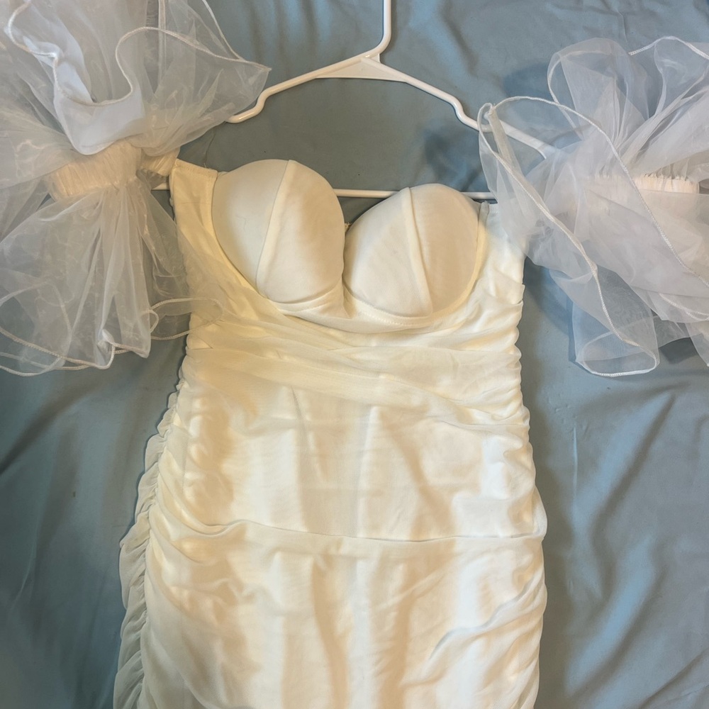 AKIRA White Chemise Intimates Sleepwear